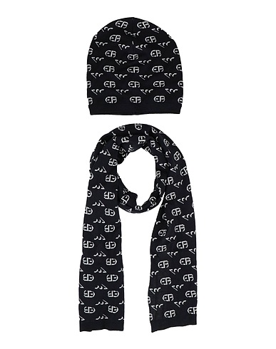 EMPORIO ARMANI Accessories sets Midnight blue 100% Virgin Wool