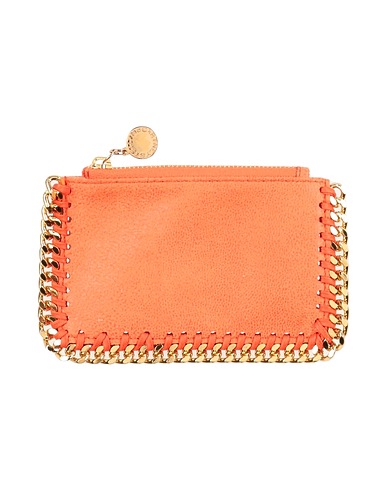 STELLA McCARTNEY Kleinlederwaren Orange 100% Gewebefasern