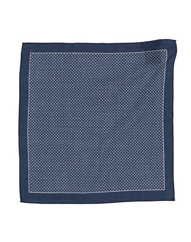 ZEGNA Scarves and foulards Midnight blue 100% Wool
