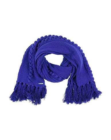 LES HOMMES Sciarpe e foulard Blu 100% Lana Vergine