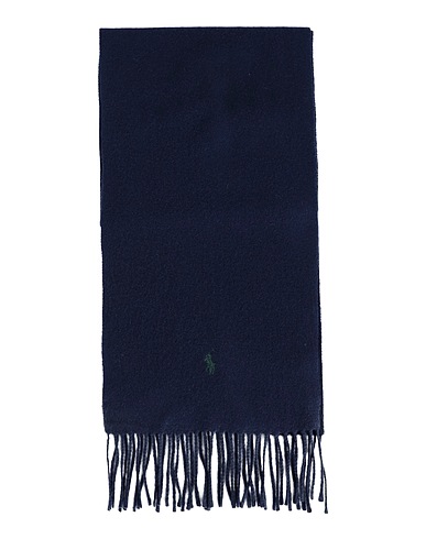 POLO RALPH LAUREN Bufandas y fulares Azul noche 55% Lana reciclado, 45% Lana