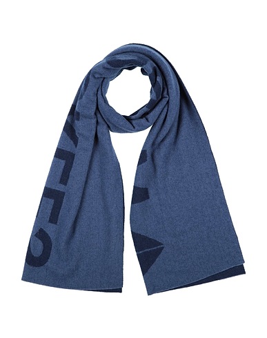 MOOSE KNUCKLES Scarves and foulards Navy blue 67% Wool, 33% Cashmere