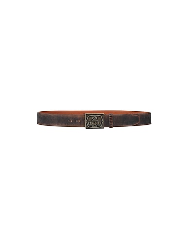 DSQUARED2 Leather belt Dark brown 100% Bovine leather