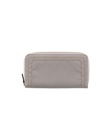 L' AUTRE CHOSE Brieftasche Hellgrau Gewebefasern
