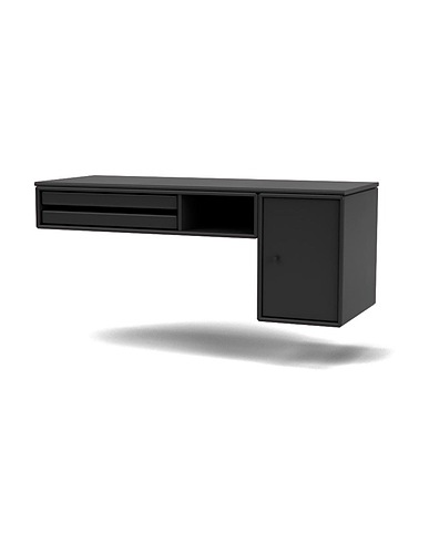 MONTANA FURNITURE Γραφείο BUREAU Γκρι Γραφίτη MDF