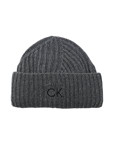CALVIN KLEIN Cappello Piombo 37% Poliammide, 30% Viscosa, 29% Lana, 4% Cachemire
