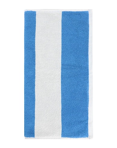 HAY Bathroom Textiles FROTTÉ STRIPE HAND TOWEL - W50 X L100
 Azure 100% Cotton