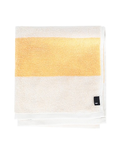 HAY Bathroom Textiles FROTTÉ STRIPE HAND TOWEL - W50 X L100
 Apricot 100% Cotton