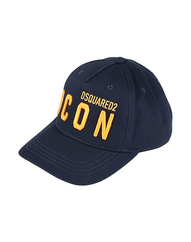 DSQUARED2 Hat Midnight blue 100% Cotton