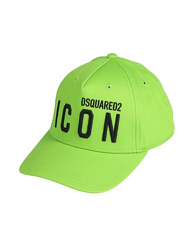 DSQUARED2 Hat Light green 100% Cotton