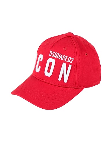 DSQUARED2 Hat Red 100% Cotton
