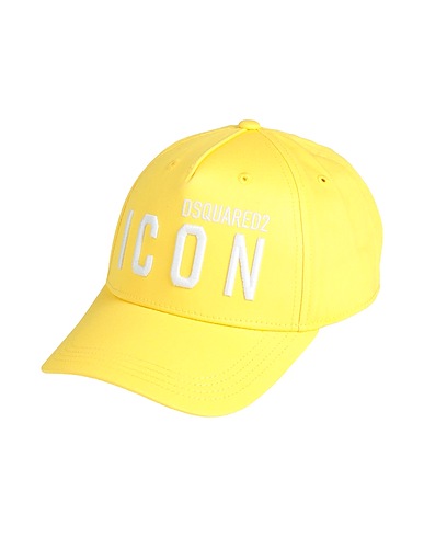 DSQUARED2 Cappello Giallo 100% Cotone