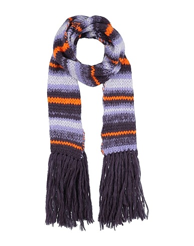 MAJE Scarves and foulards Dark purple 39% Acrylic, 33% Polyamide, 28% Mohair wool