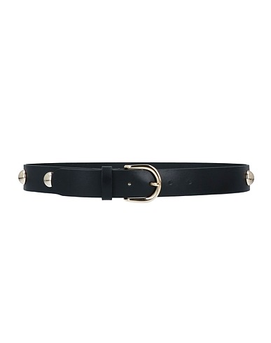 SANDRO Belts Black 100% Cowhide, Zamak