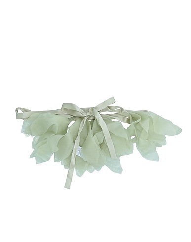 ANTONELLI Belts Light green 100% Silk, Acetate