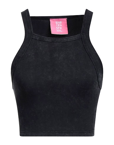 ONE TEASPOON Top Antracite 92% Viscosa, 8% Elastan, Cotone