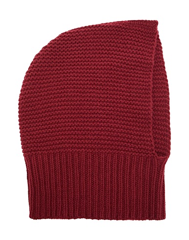 8 by YOOX Mützen & Hüte WOOL BLEND HOODED COLLAR Bordeaux 100% Recycelte Wolle
