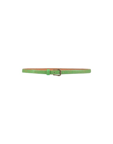 DAD CROWN Cintura Sottile Verde Pelle