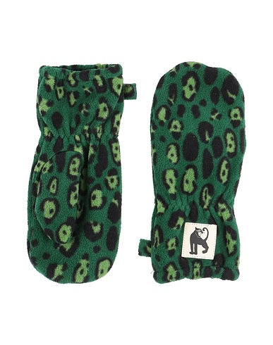 MINI RODINI Handschuhe Dunkelgrün 100% Recyceltes Polyester
