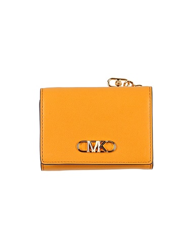 MICHAEL MICHAEL KORS Portafoglio Giallo ocra 100% Pelle di bovino