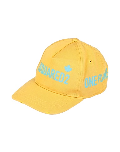 DSQUARED2 Cappello Giallo ocra 100% Cotone