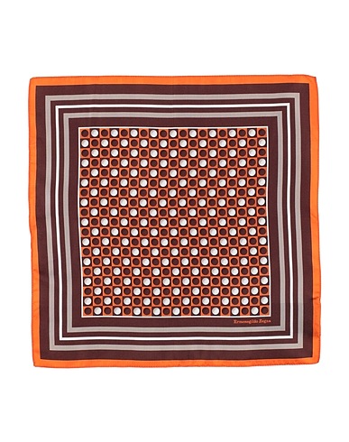 ZEGNA Scarves and foulards Orange 100% Silk