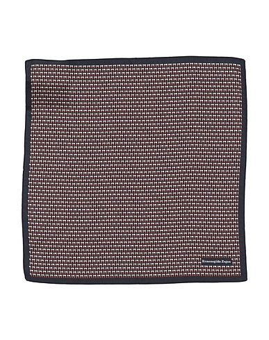 ZEGNA Scarves and foulards Brown 100% Silk