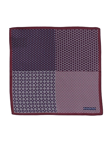 ZEGNA Scarves and foulards Burgundy 100% Silk
