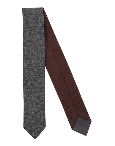 CANALI Ties and bow ties Charcoal 100% Silk