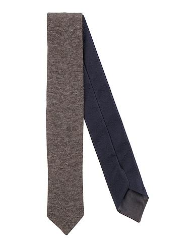 CANALI Cravatte e papillon Piombo 100% Seta