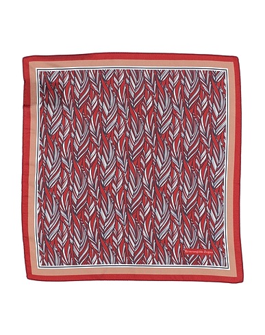 ZEGNA Scarves and foulards Brick red 100% Silk