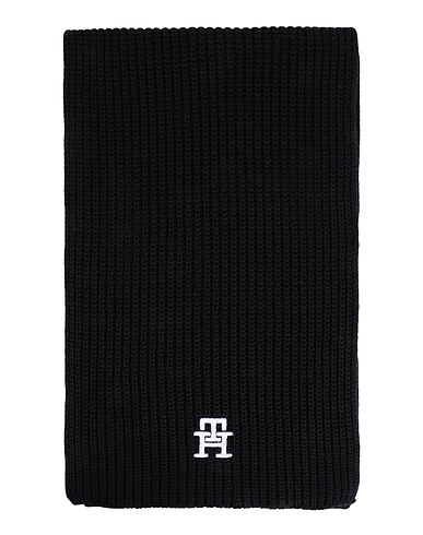 TOMMY HILFIGER Sciarpe e foulard Blu notte 50% Lana, 50% Acrilico