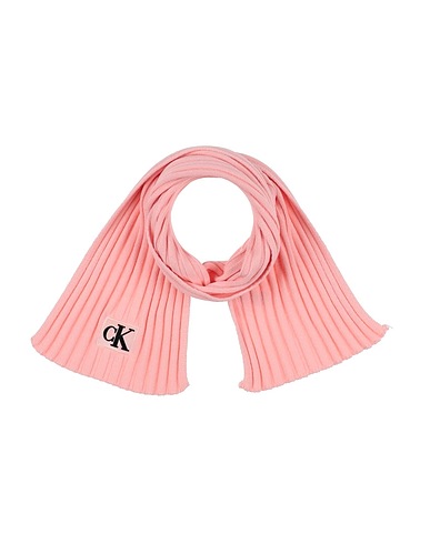 CALVIN KLEIN JEANS Scarves and foulards Light pink 100% Acrylic