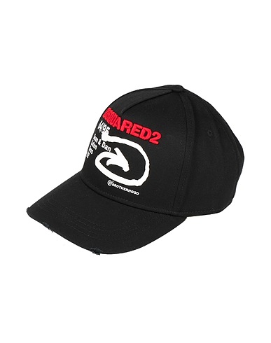 DSQUARED2 Cappello Nero 100% Cotone