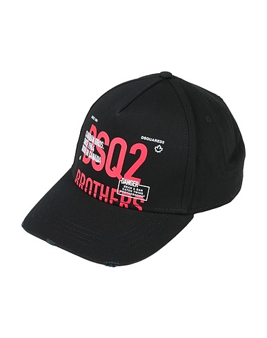 DSQUARED2 Hat Black 100% Cotton