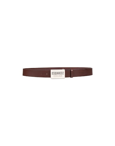 DSQUARED2 Ledergürtel Dunkelbraun 100% Leder