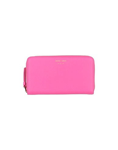 EMPORIO ARMANI Portafoglio Fucsia 100% Poliestere, Poliuretano, Pelle ovina
