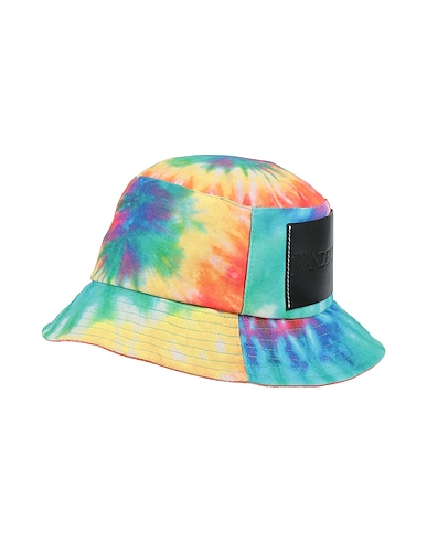 JW ANDERSON Cappello Celeste 100% Poliestere riciclato, Pelle