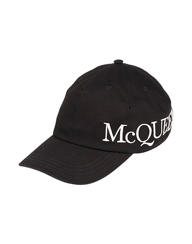 MCQUEEN Hat Black 100% Cotton, Polyester