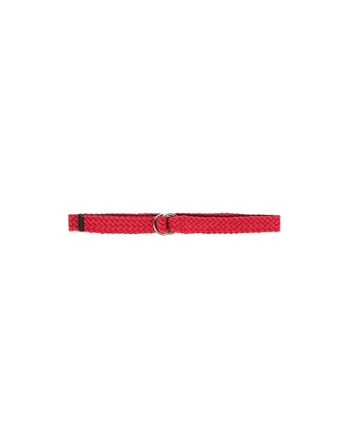 RODA Regular belt Red Textile fibres, Soft Leather