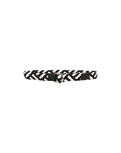 RODA Cintura Regular Nero Fibre tessili, Pelle