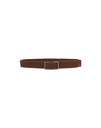 RODA Cintura Regular Marrone Fibre tessili, Pelle