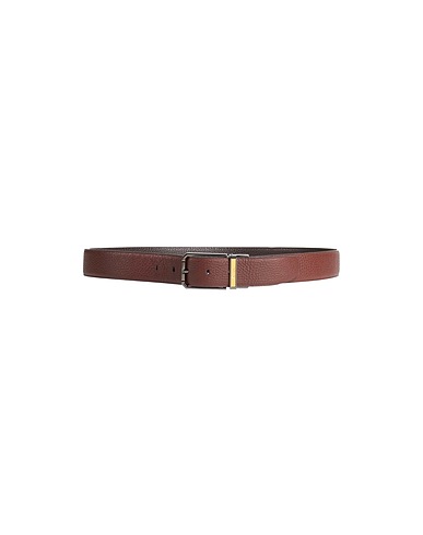 MOORER Ledergürtel Braun Leder