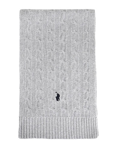 POLO RALPH LAUREN Scarves and foulards Grey 80% Wool, 20% Recycled nylon