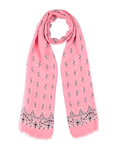 SAINT LAURENT Scarves and foulards Pink 90% Modal, 10% Cashmere