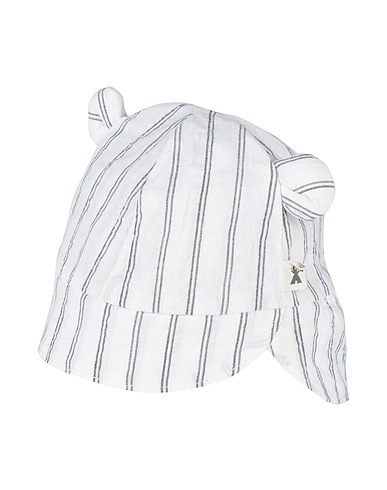 PETIT INDI Hat White 96% Organic cotton, 4% Elastane