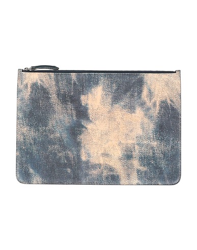 MAISON MARGIELA Pouch Blue 100% Lambskin