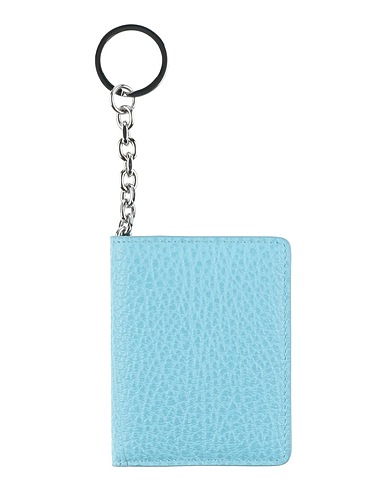 MAISON MARGIELA Small Leather Goods Sky blue 100% Cow leather
