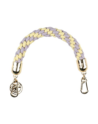 CHIARA FERRAGNI Accessori borsa e charm Giallo pastello Poliuretano, Metallo