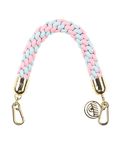 CHIARA FERRAGNI Bag accessories & charms Sky blue Polyurethane, Metal